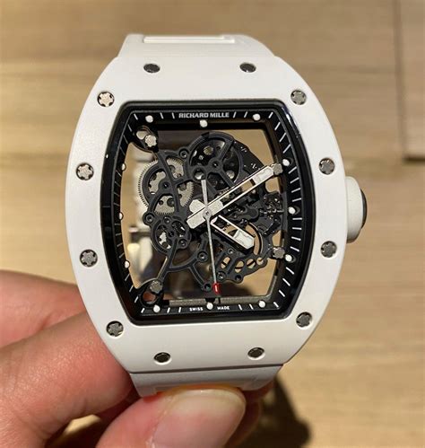 white richard mille watch price|richard mille bubba watson white.